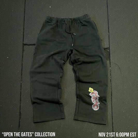 "CAGED" Graffiti Sweatpants